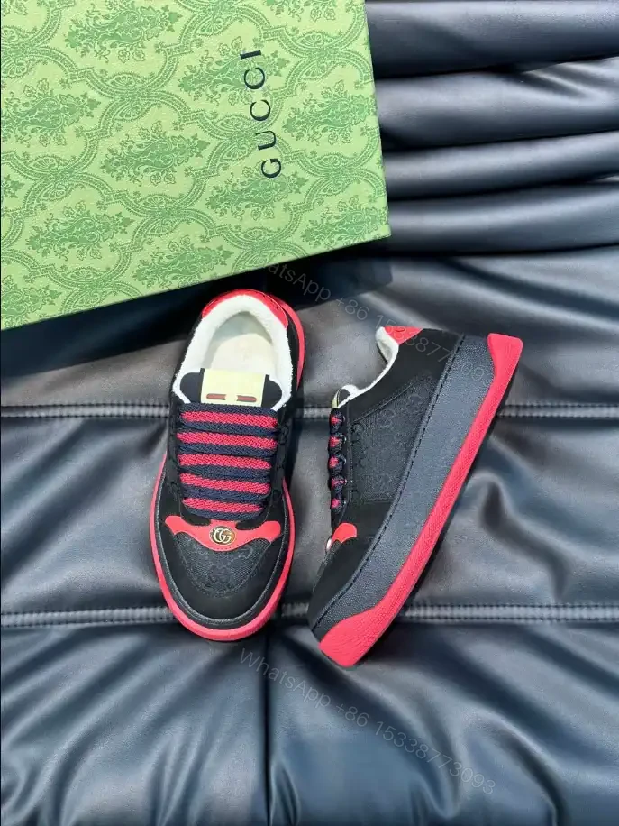 View 8 of GUCCI SCREENER GG TRAINER SNEAKERS BLACK GG CANVAS – GC174