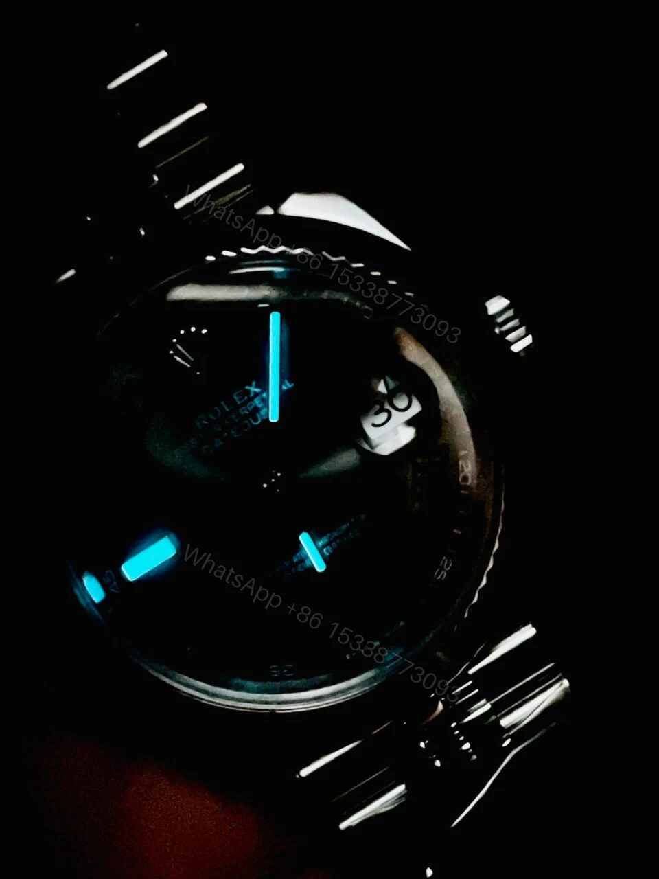 View 11 of Rolex DateJust Men “wimbledon”SS Grey textured Dial Roman Markers