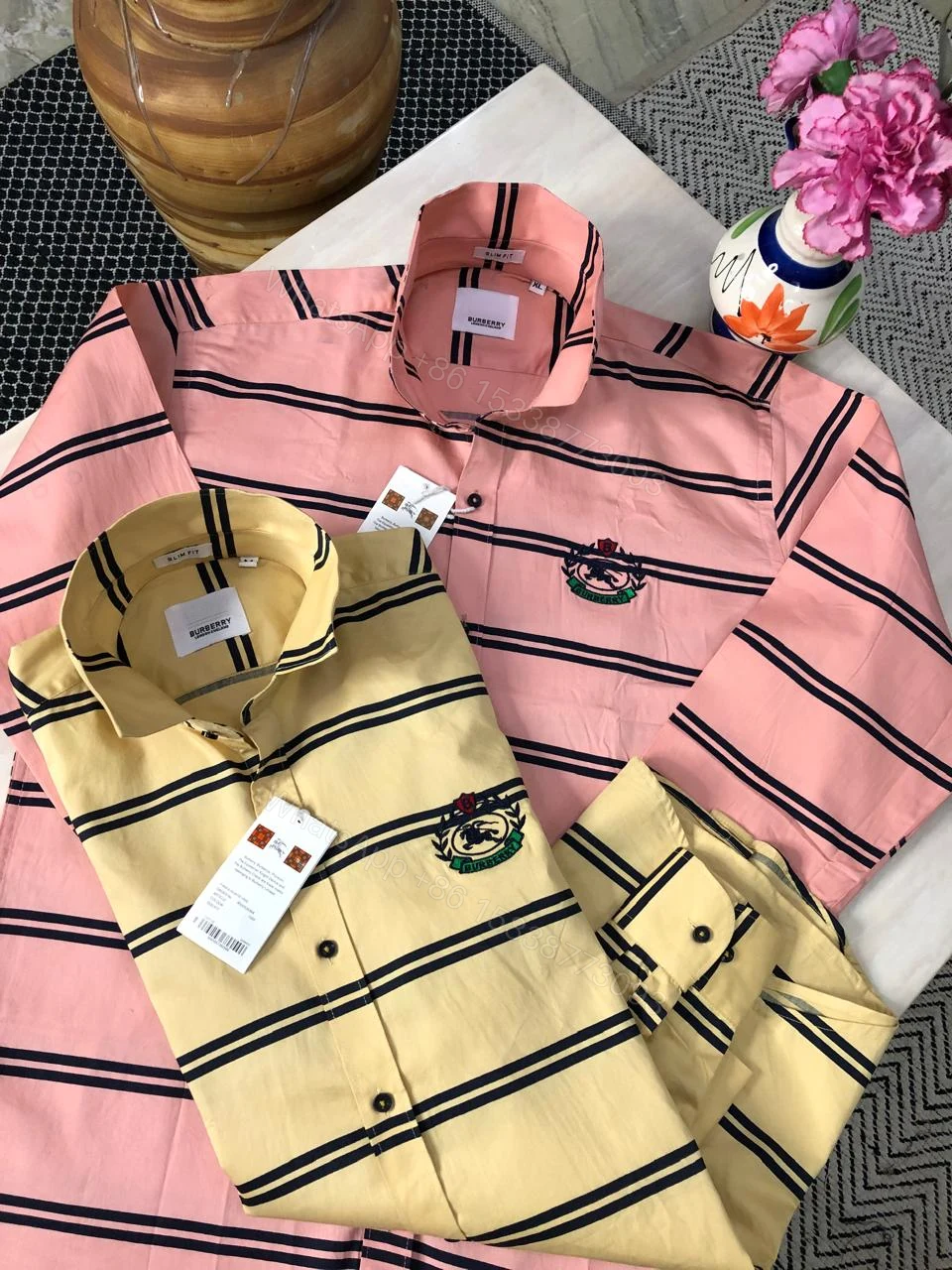 View 2 of First Copy Burberry Cotton Fabric Shirt