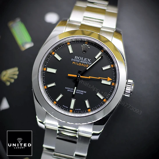 View 5 of Rolex Milgauss Black 116400 Replica
