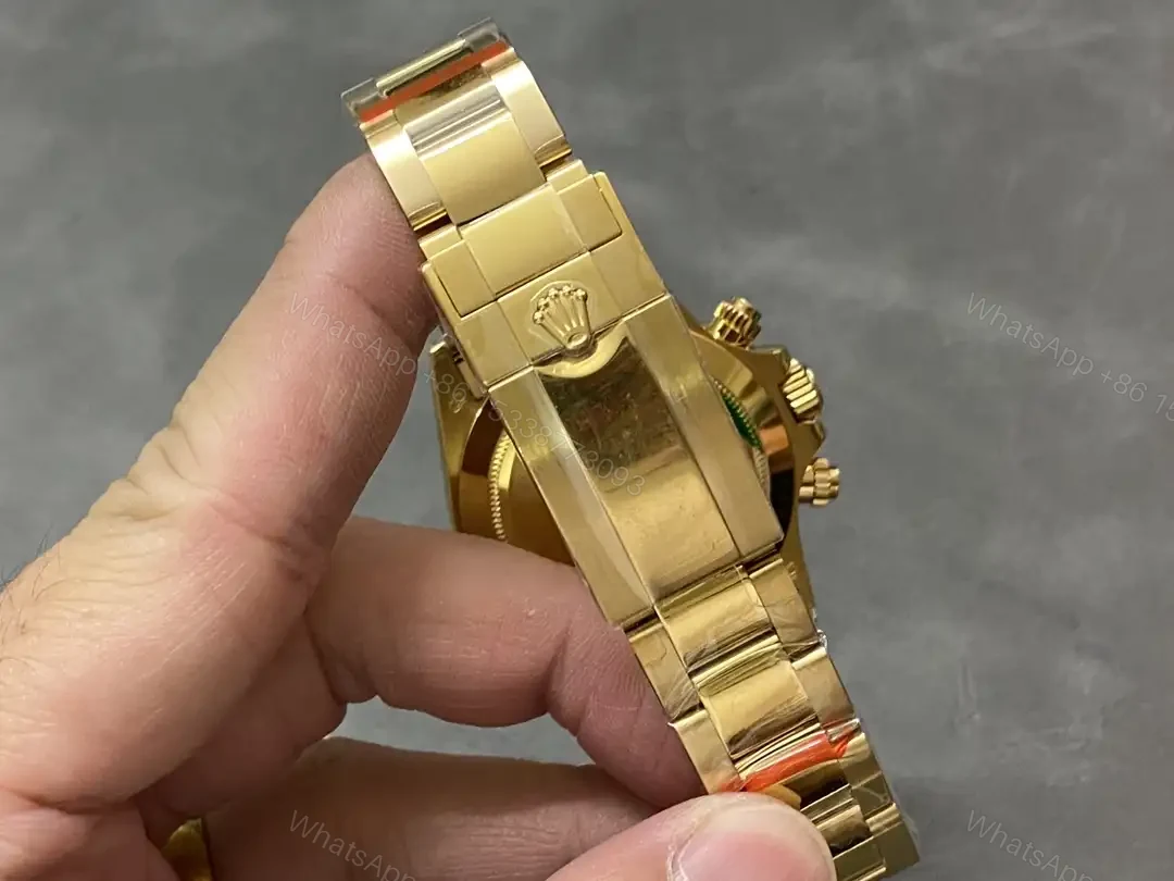 View 8 of Rolex Cosmograph Daytona Yellow Gold Black Dial Oyster Bracelet 40mm 116508-0009