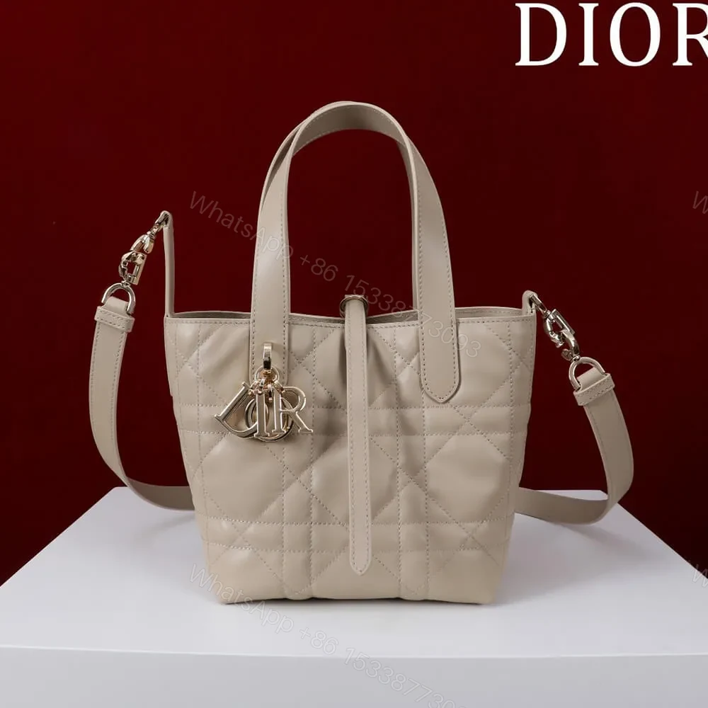 View 3 of Small Dior Toujours Vertical Tote Bag