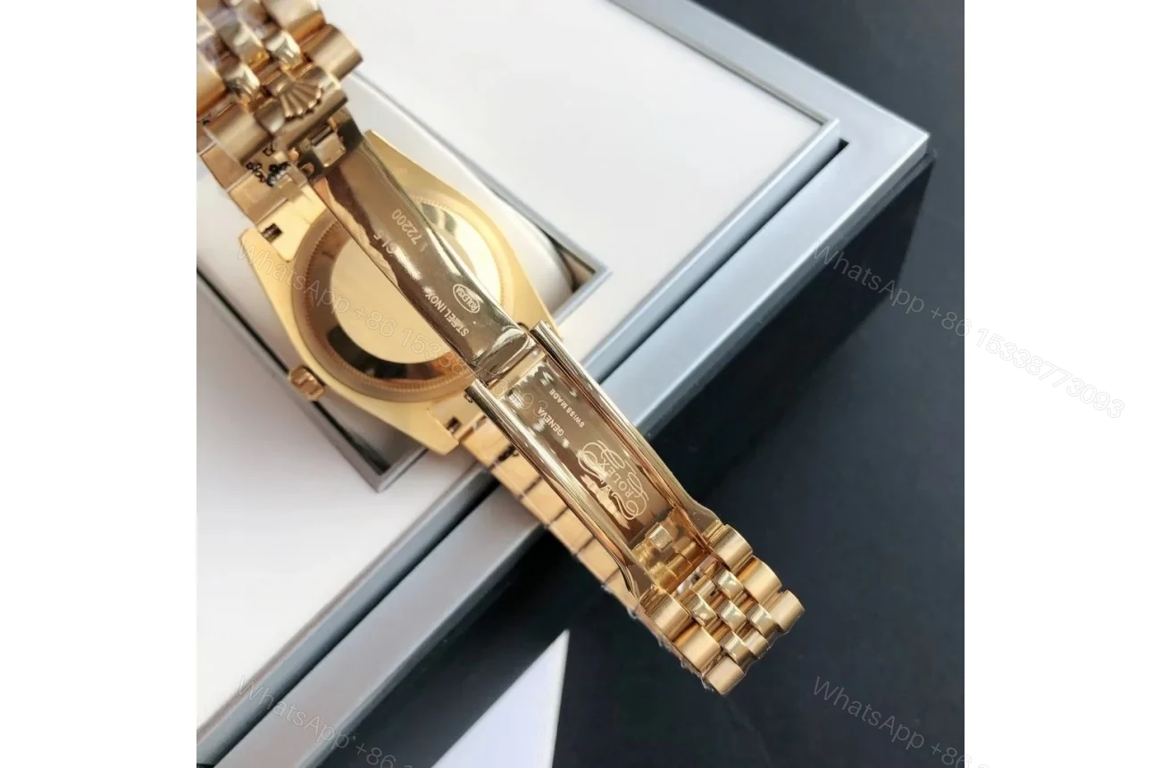 View 7 of Replica Rolex Datejust RG/RG Jubilee Bracelet 36/28 mm