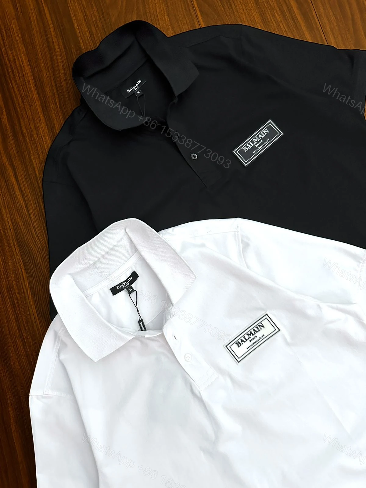 View 4 of FIRST COPY BALMAIN PARIS IMPORTED QUALITY EXCLUSIVE POLO TEES