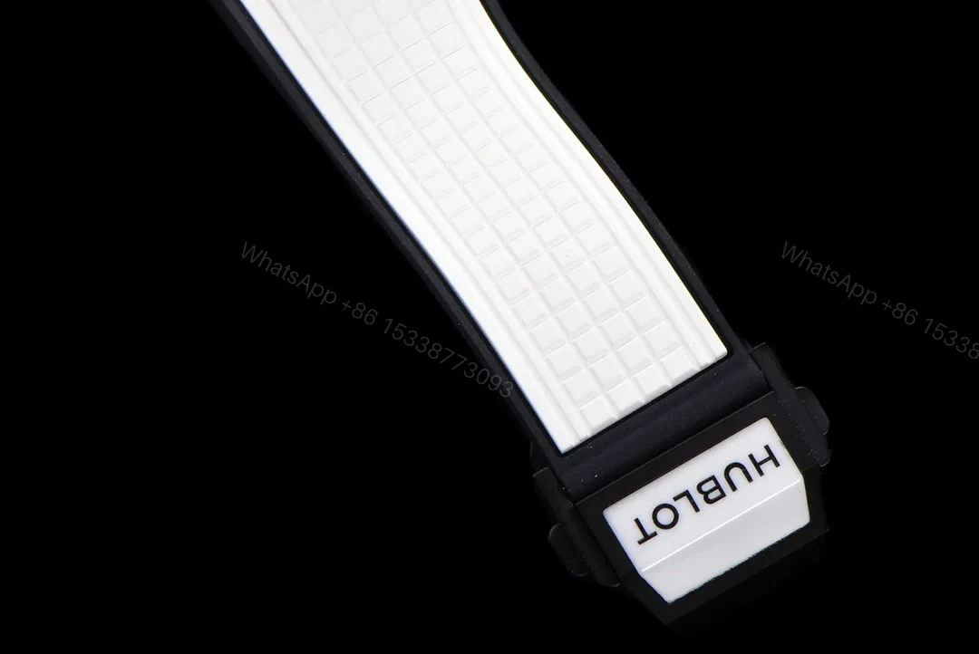 View 7 of Hublot Square Bang Unico Replica 42MM Premium White Ceramic Rubber Strap Edition RG-HUBLOT-SQUARE-WHITE-42