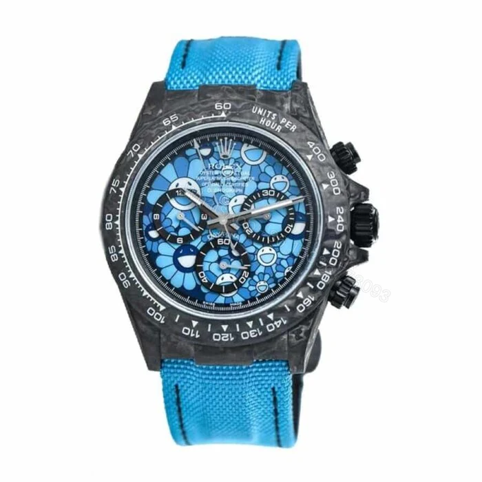 View 2 of Rolex Daytona 116500LN Super Clone: 40mm Steel Blue Sunray Dial