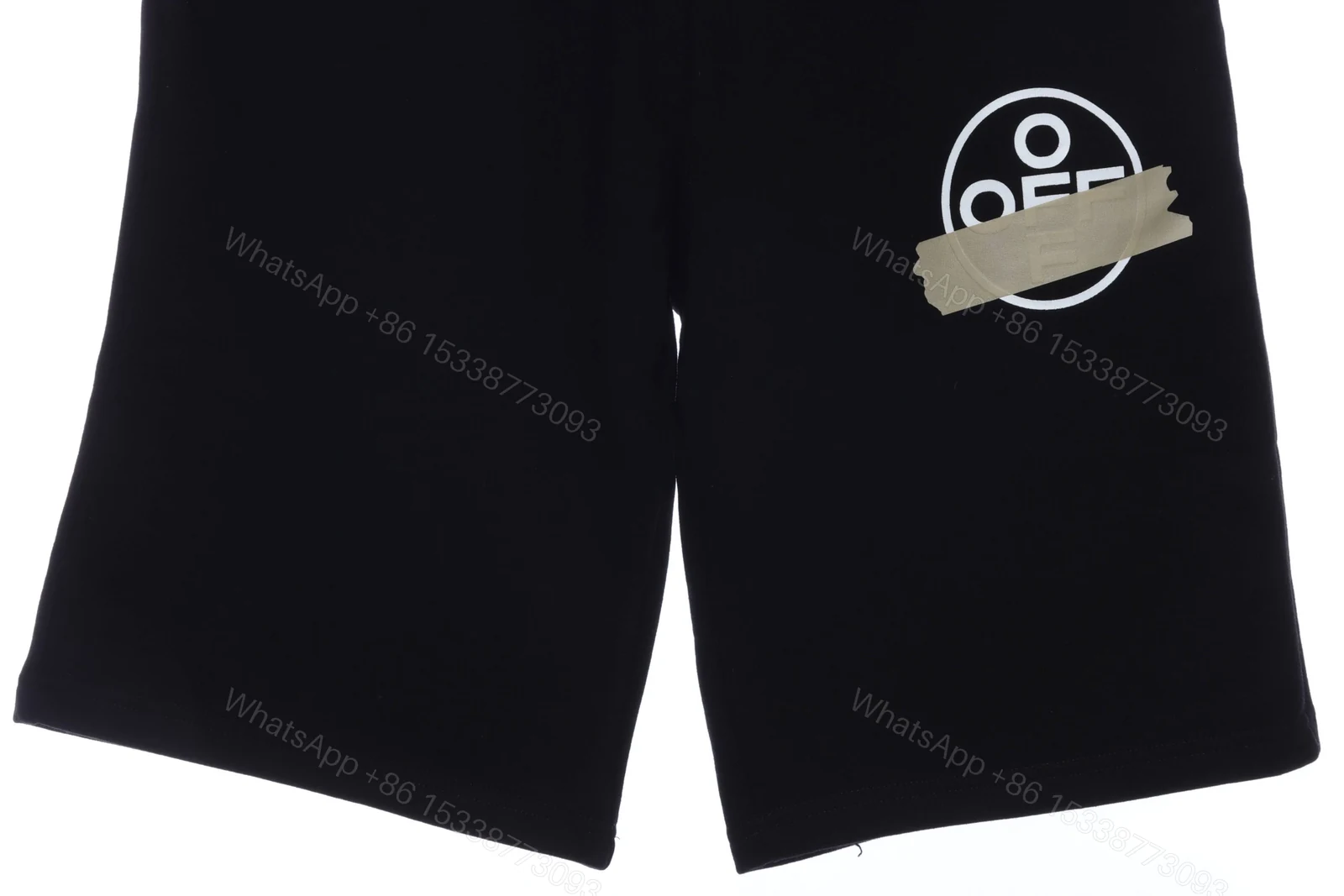 View 5 of Off-White Rubber Strip Printed Shorts