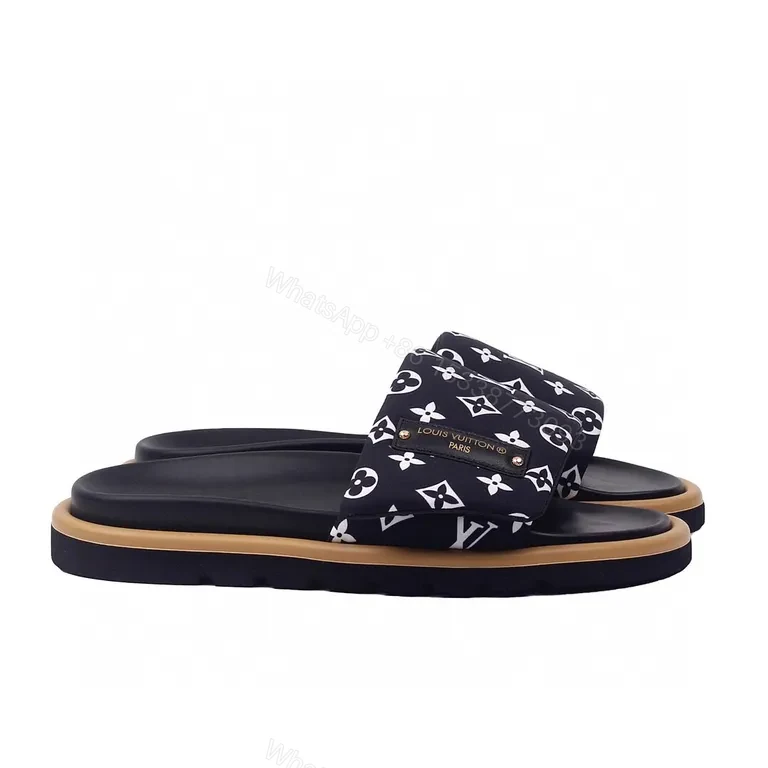 View 9 of Bold Monogram Slide-Ons: All-Season Comfort