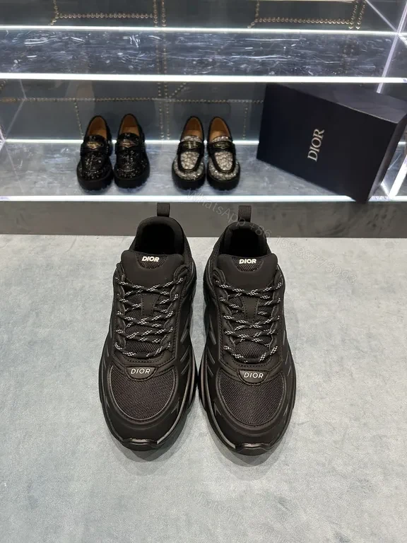 View 8 of Black Premium Dior-Inspired High-Top Sneaker with All-Day Comfort