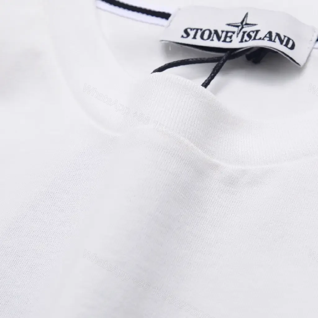 View 10 of White Cotton Blend Tee: Icon Crest, Modern Streetwear Style