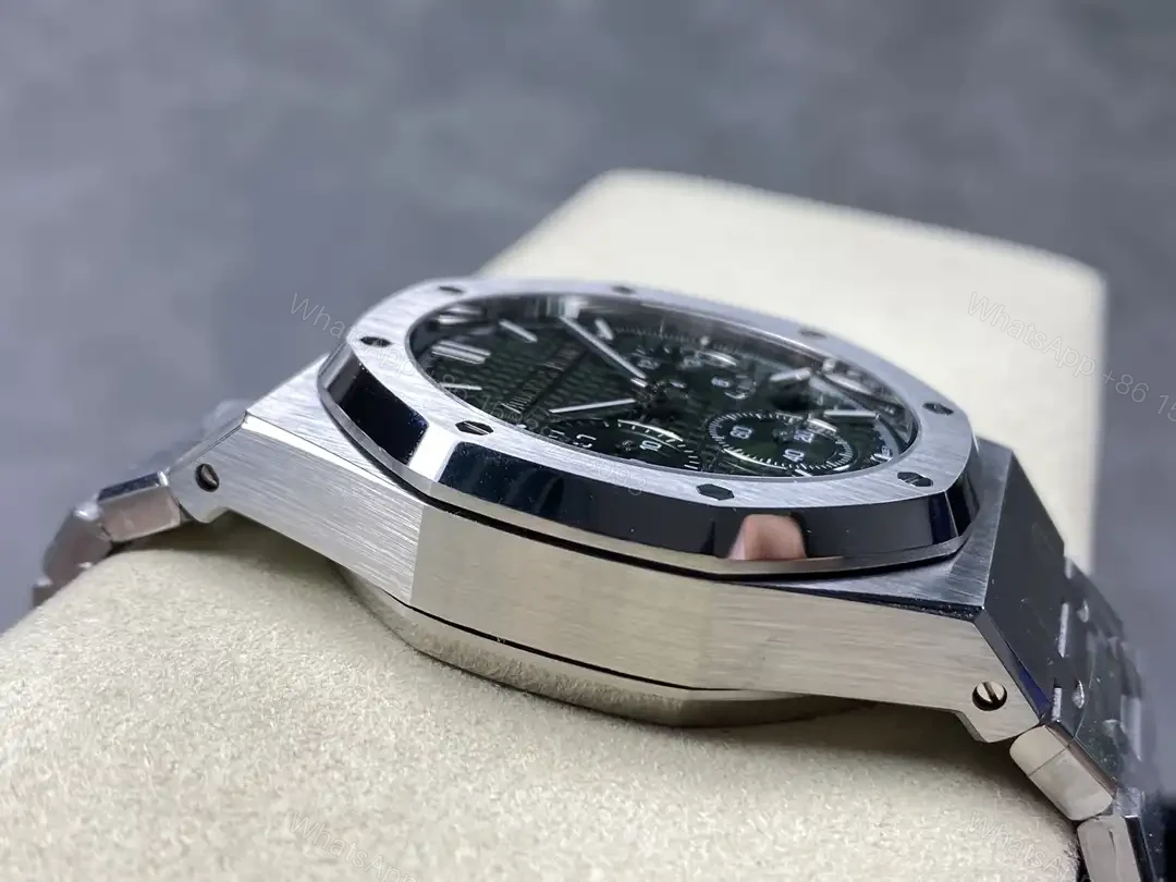 View 6 of Audemars Piguet Royal Oak Chronograph 41 Stainless Steel Green Dial 50th Anniversary 26240ST.OO.1320ST.04