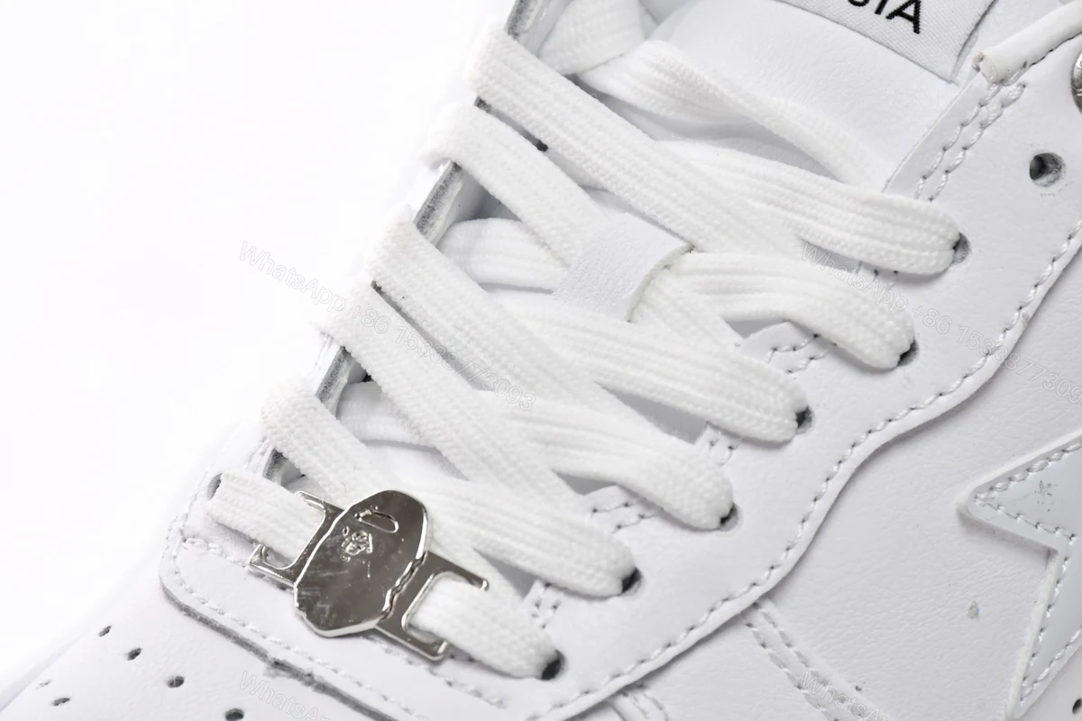 View 5 of Cheap Reps BapeSta Low White