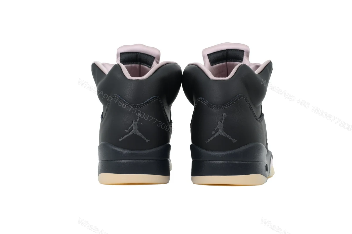 View 3 of Paris Saint-Germain x Air Jordan 5 Retro 'Off Noir' HQ3004-001