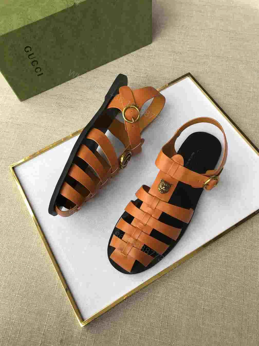 View 2 of GUCCI SANDAL WITH DOUBLE G – SDG006