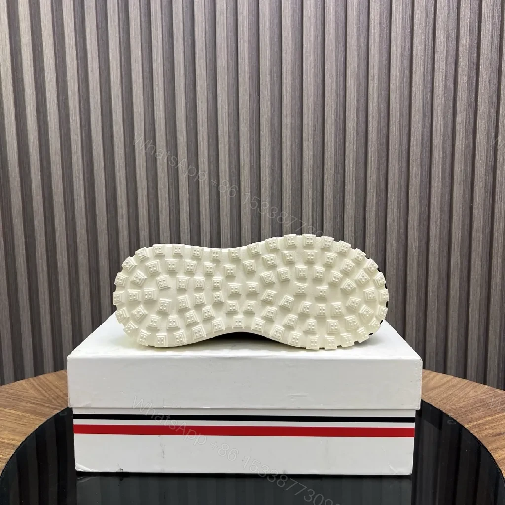 View 5 of Textured Moncler High-Top Sneaker: Luxe Everyday Comfort