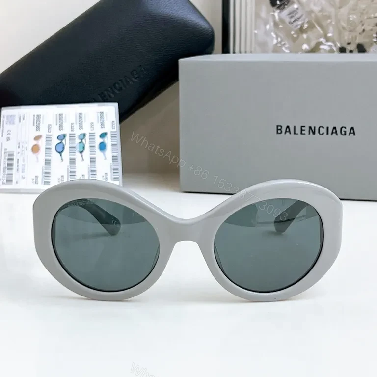 View 5 of Chic Pink Round Sunglasses â€“ Balenciaga-Style, All-Day Comfort