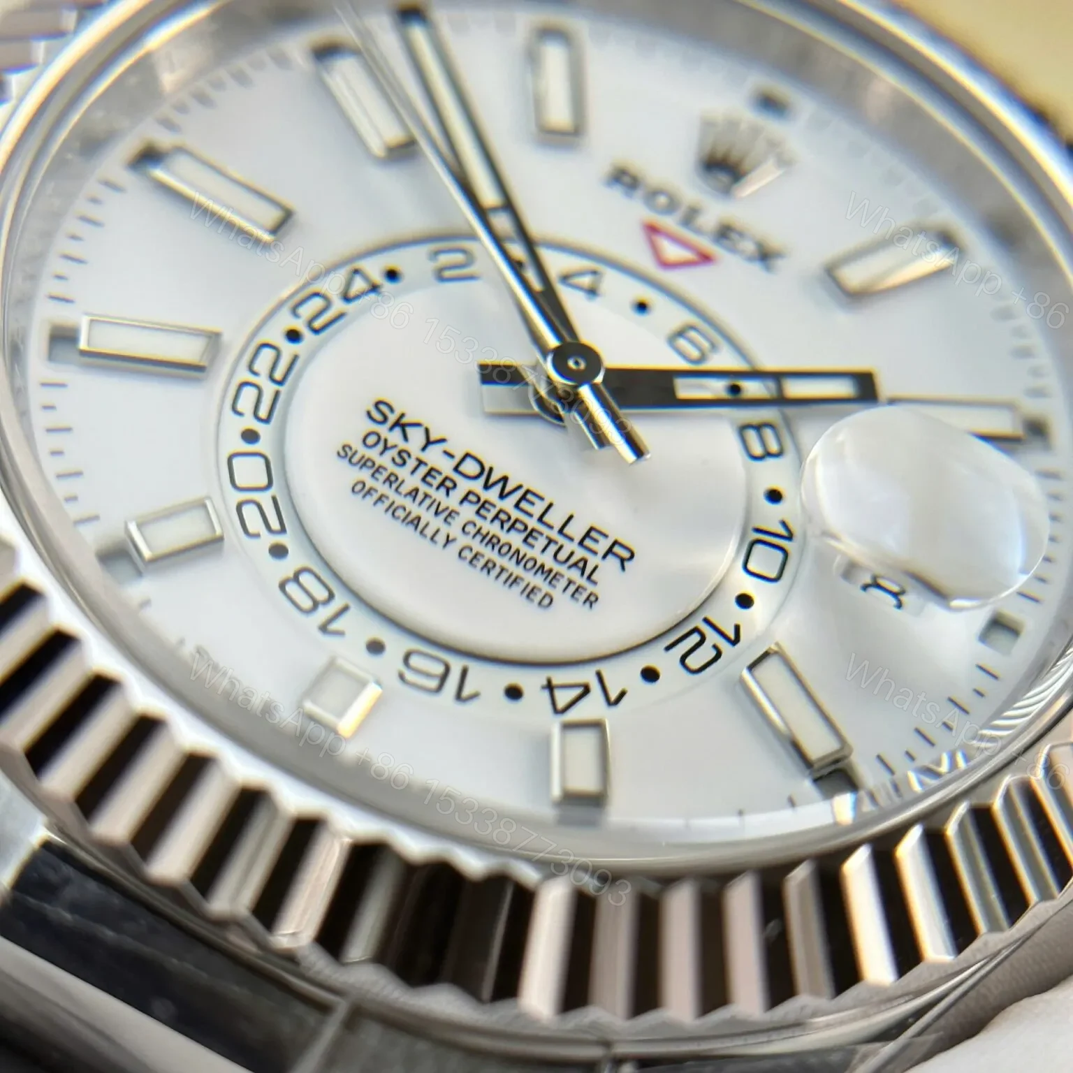 View 8 of Superclone Rolex Sky-Dweller Intense white Dial 336239