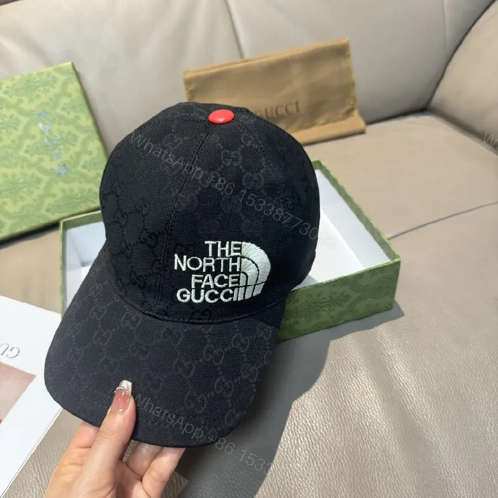 View 8 of Black Monogram Cap: The North Face G Embroidery Cap
