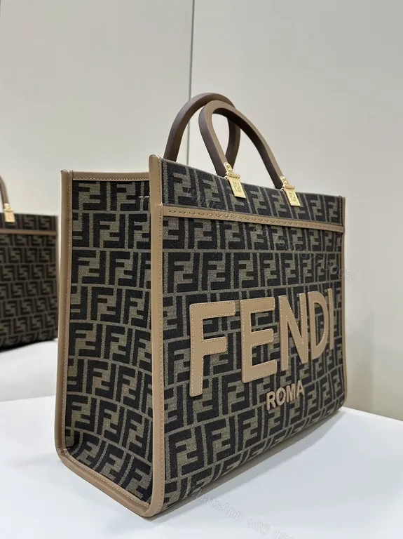 View 4 of Fendi-Inspired Structured Tote: Iconic, Practical Luxury