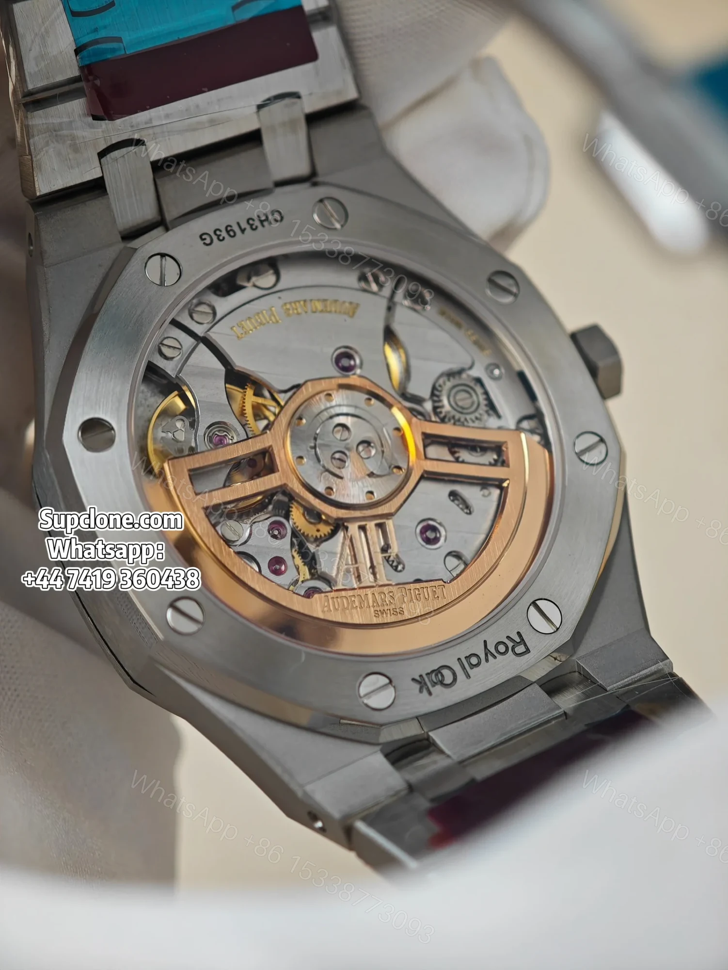 View 25 of Audemars Piguet Super Clone 1:1 Royal Oak 15510 Blue Dial 41MM