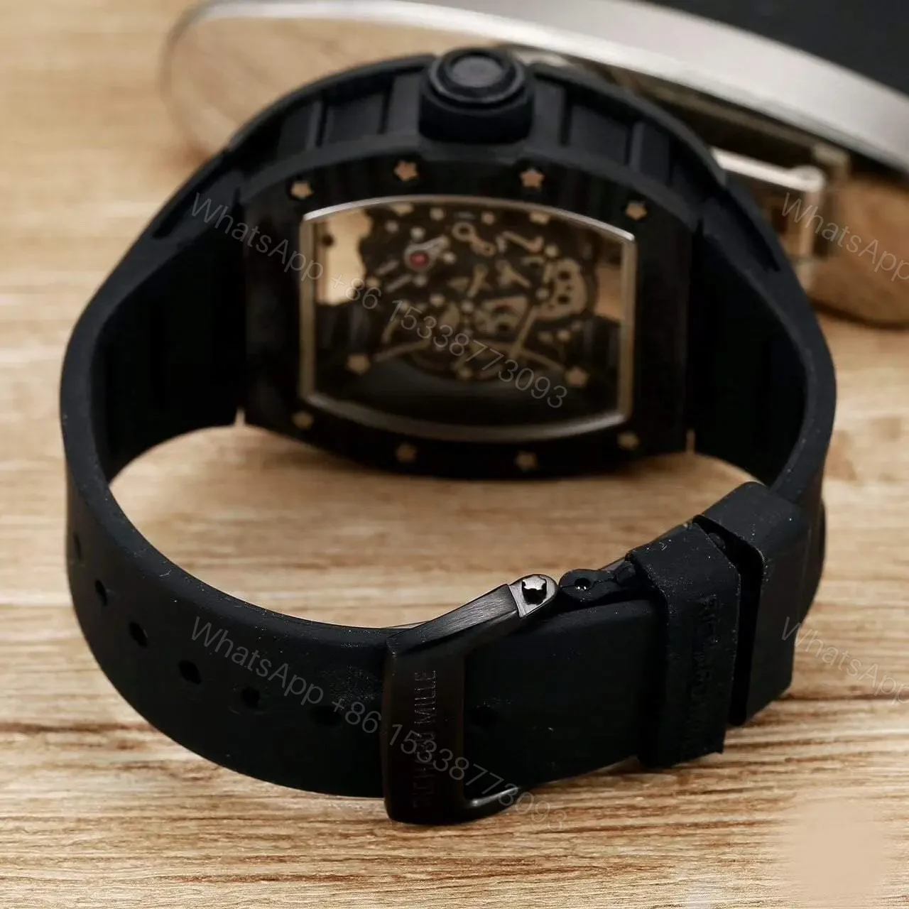 View 5 of Richard Mille Swiss Clone – RM55 Bubba Watson Black