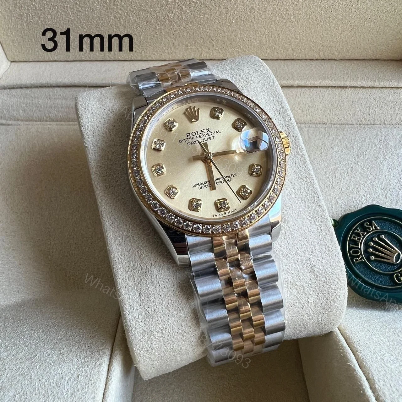 View 8 of Rolex Datejust 31 Dial Jubilee Bracelet Women’s Watch