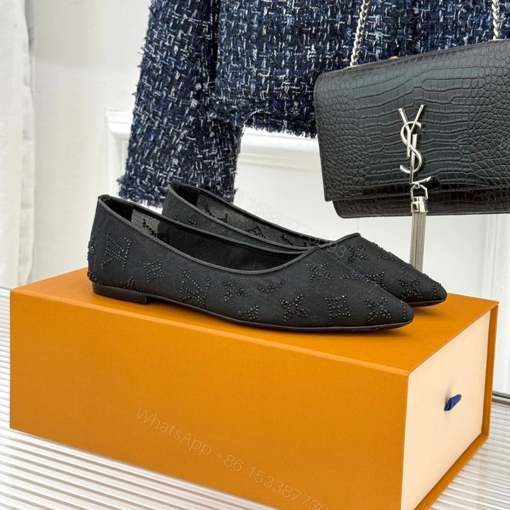 View 2 of Louis Vuitton Gala Flat Ballerina Black 1AIDR8