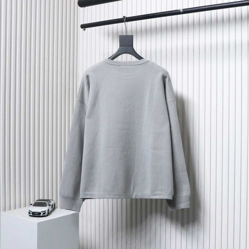 View 3 of Loewe Pocket Printed Sweater 24Fw grey