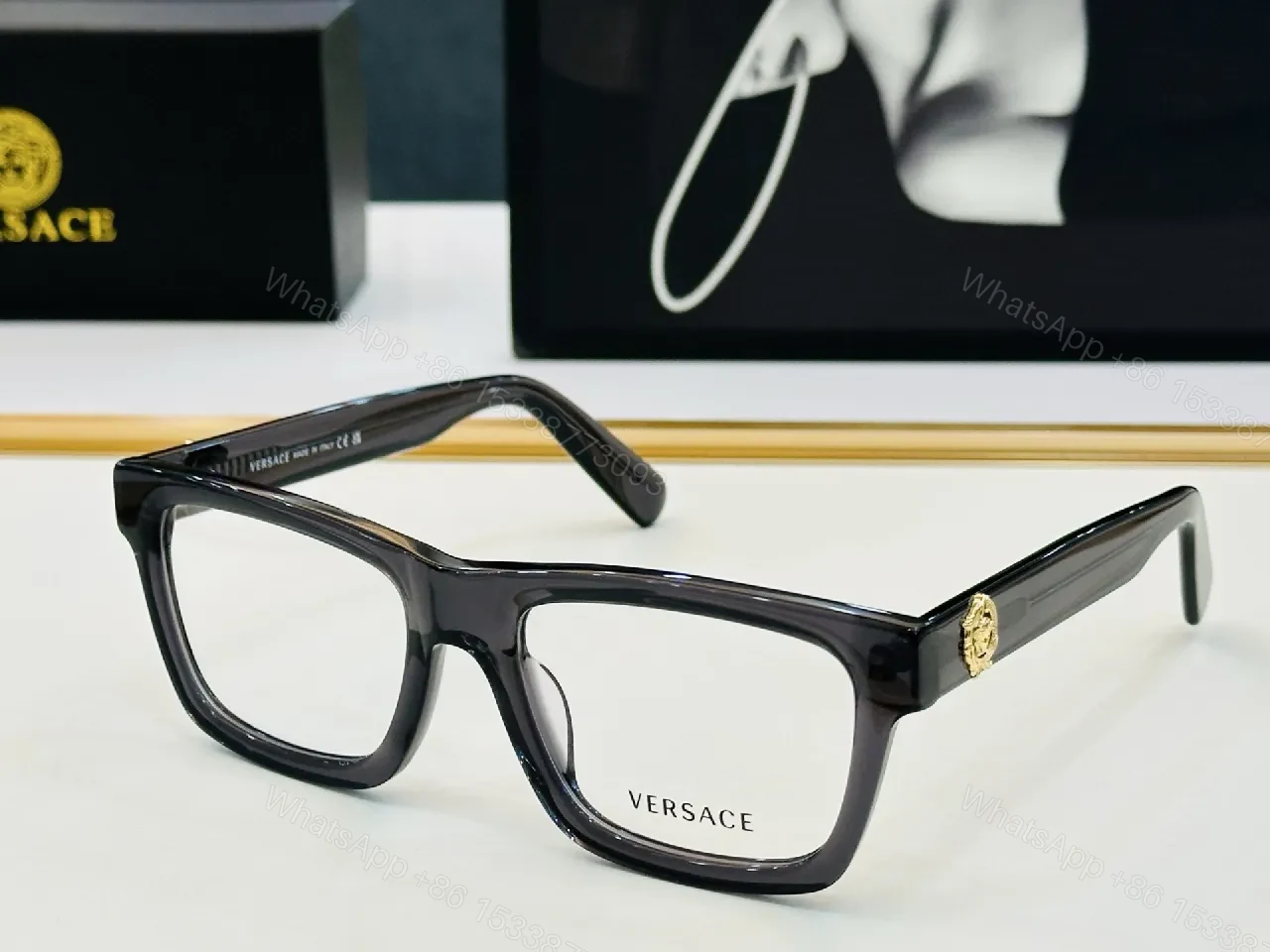 View 6 of Black Acetate Eyewear - Bold Everyday Chic, Luxe Ready