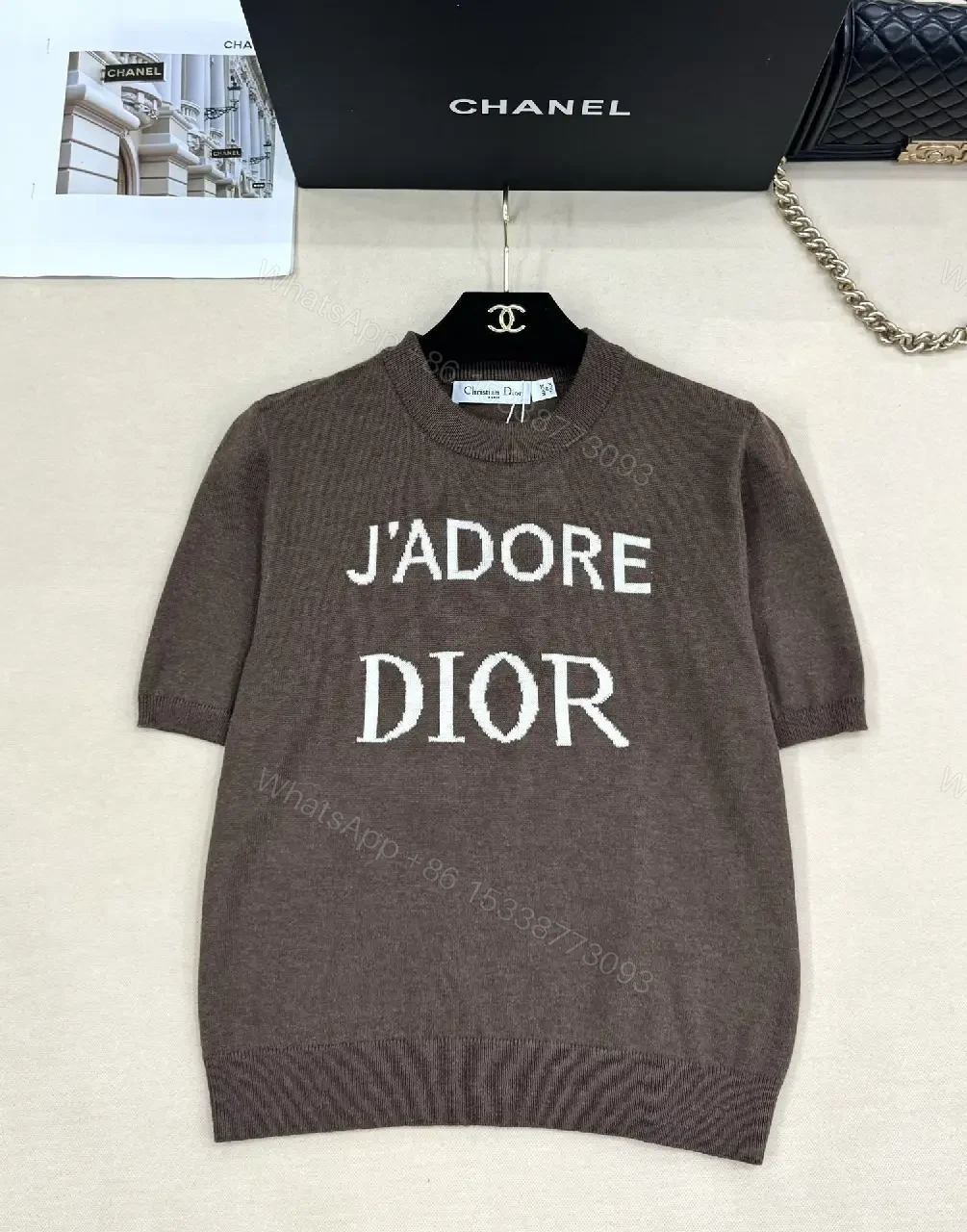 View 3 of Bold Knit Pullover + J’ADORE DIOR Typography Knitwear