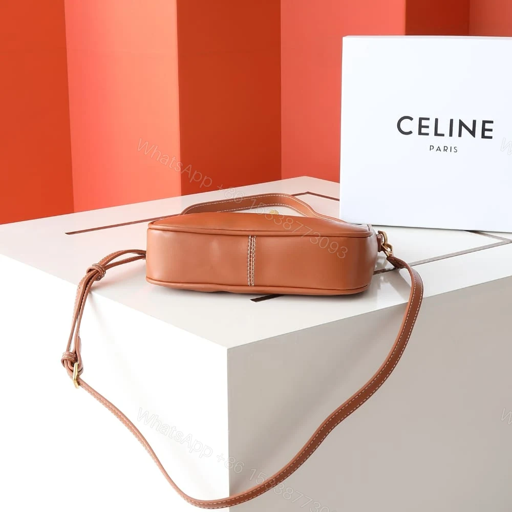 View 5 of CELINE SMALL CAMILLE 16 SOFT BAG TAN 24CM 120693FX9 04LU