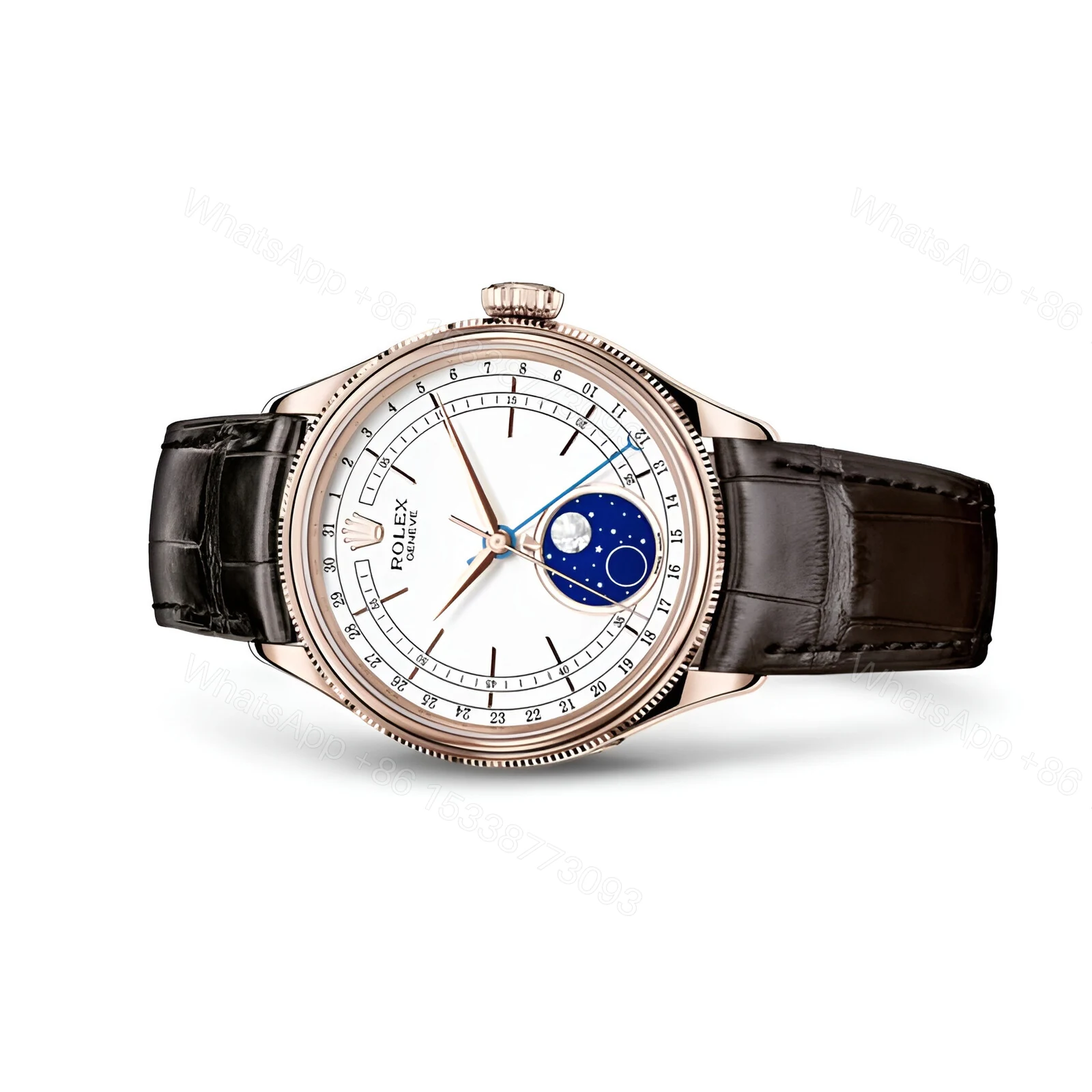 View 4 of Rolex Cellini Moonphase White Dial New 50535-0002 Replica