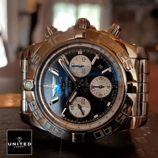 View 9 of Breitling Chronomat 44 Black Replica