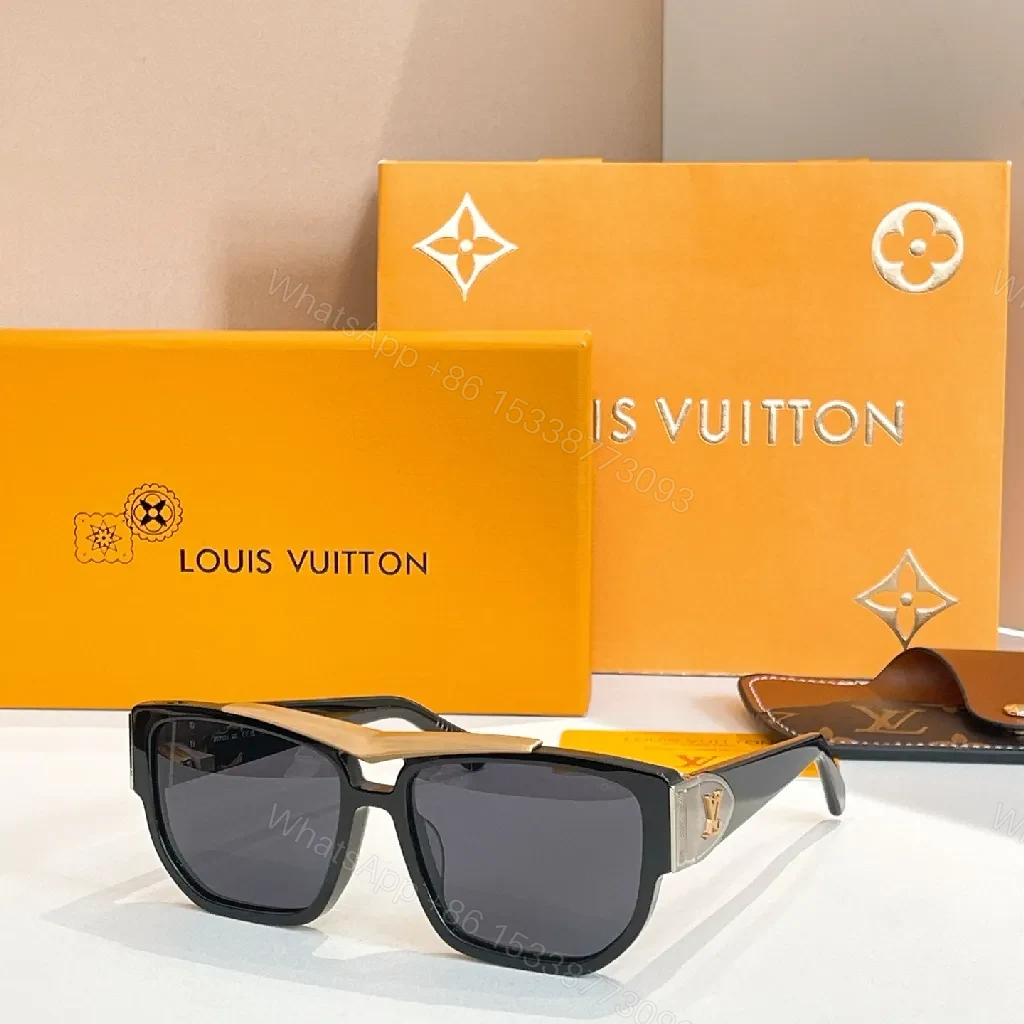View 7 of Bold Luxe Sunglasses: Signature LV-Inspired, 100% UV Protection