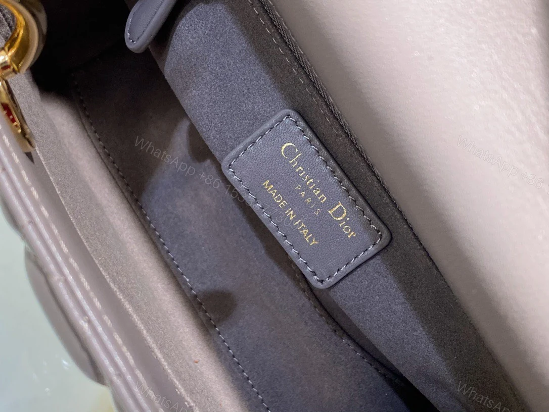 View 6 of Dior Lady ABC Super Quality Gray Handbag 20cm