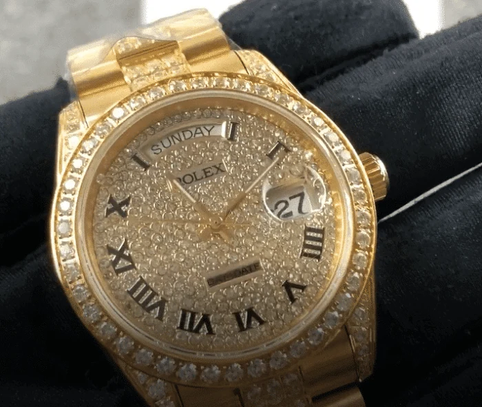 Rolex Datejust II 116334 Super Clone : 41mm Steel Fluted Bezel Silver Dial — view 1