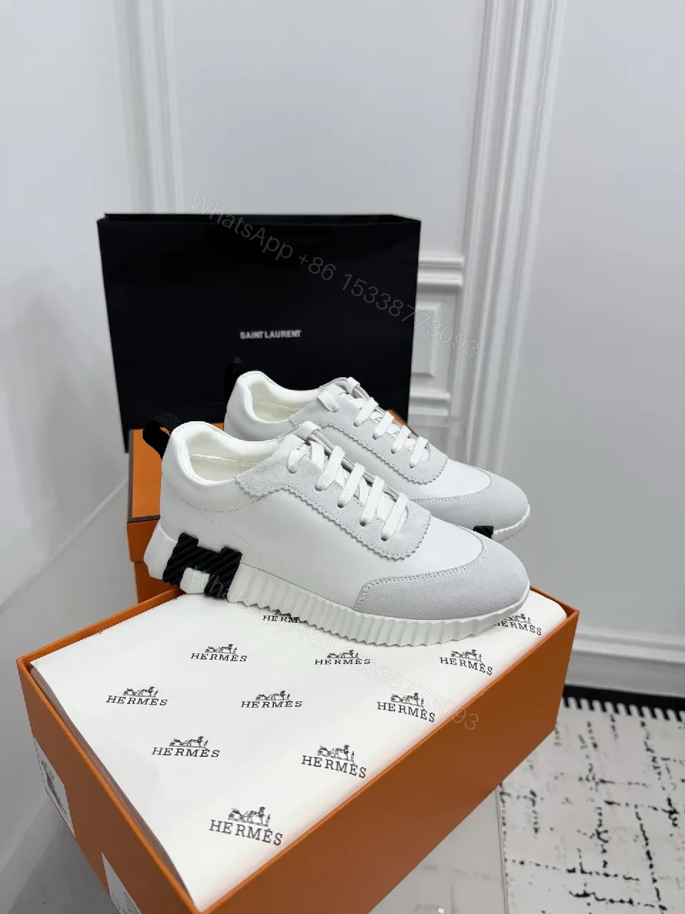 Modern Minimalist Leather Sneakers: Luxury Everyday Comfort — view 1