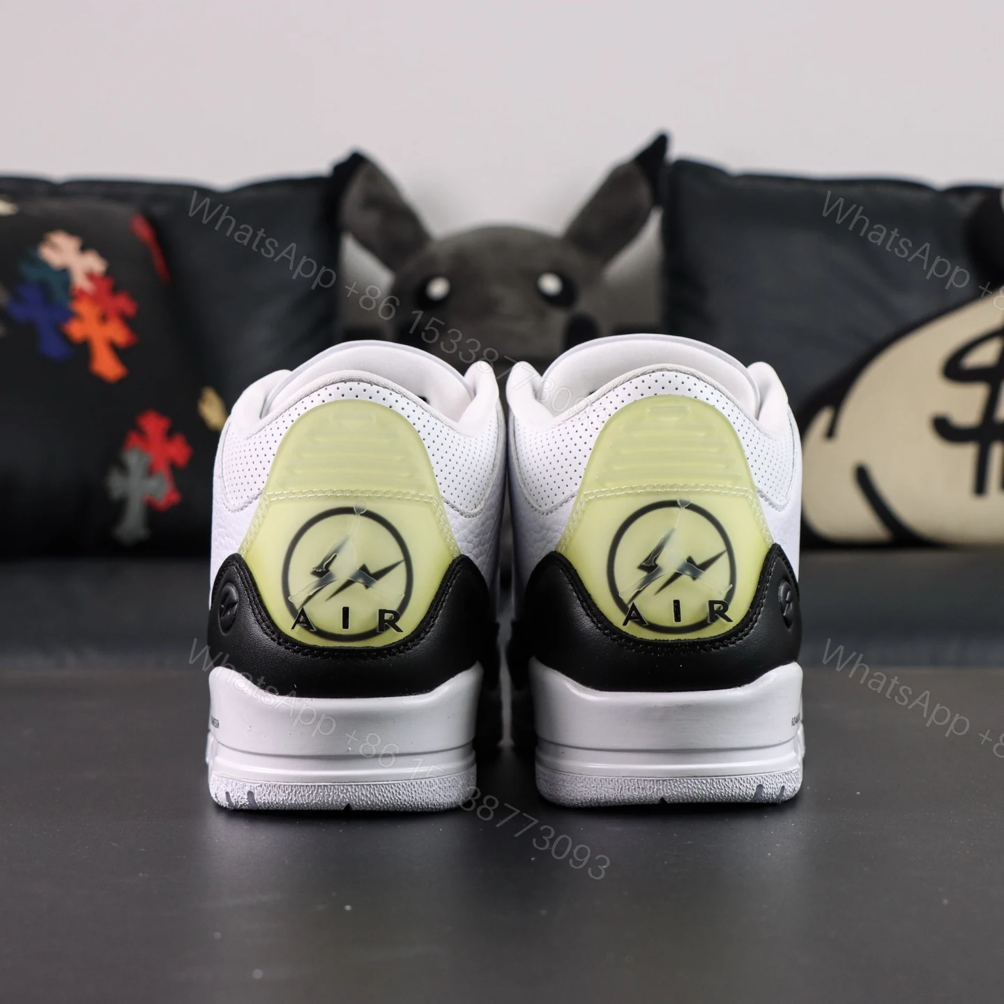 View 7 of Fragment Design x Air Jordan 3 Retro SP ‘white’ Reps