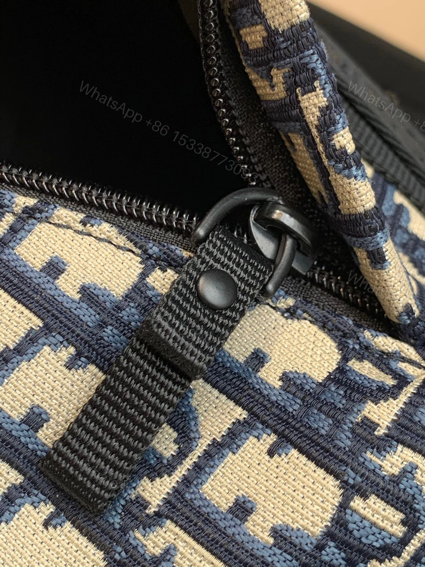 View 6 of Christian Dior Super Backpack Canvas Embroidered Pattern 42x33x15cm