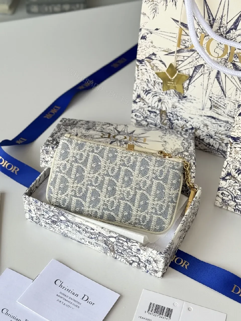 View 2 of Chic Monogram Wallet Set in Couture-Inspired Style