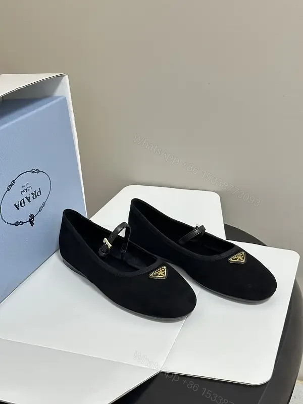 Black Velvet Mary Jane Shoes Gold Logo Prada-inspired Classic Comfort Dress Shoes — view 1