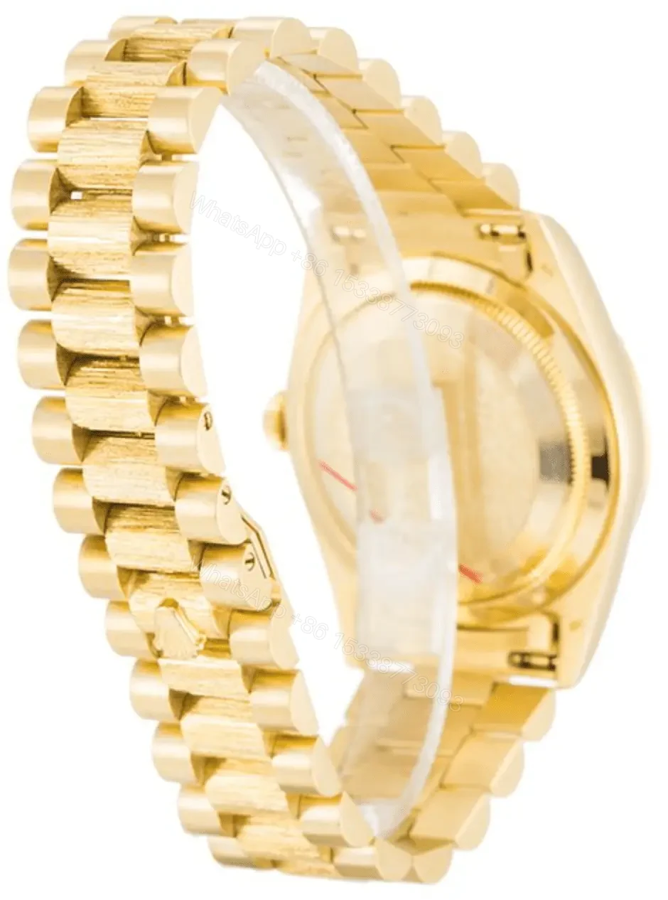 View 3 of Replica Rolex Day-Date Gold with Blue Dial