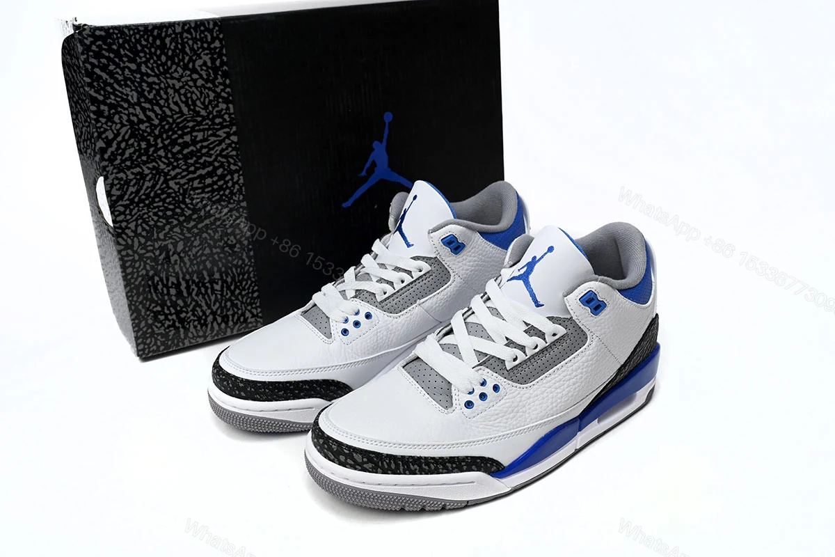 View 6 of (GET)Air Jordan 3 Retro Racer Blue CT8532-145