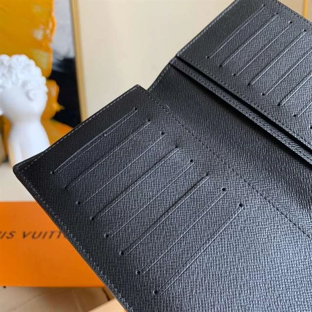 View 5 of Louis Vuitton Brazza Wallet Damier Graphite Canvas N40415 – RRG041