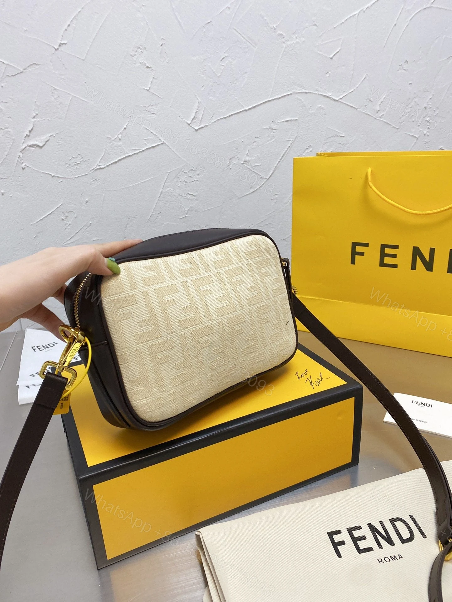 View 5 of Fendi Camera Case Monogram / Canvas