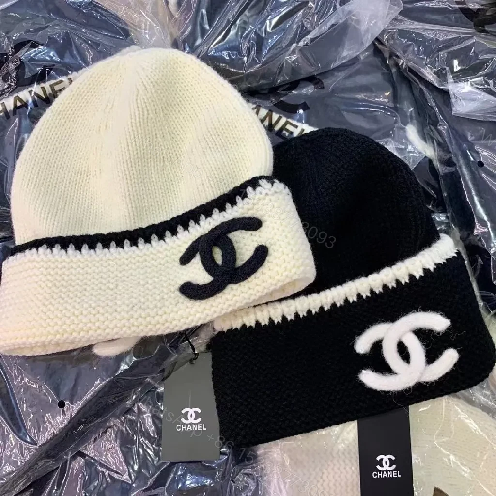 View 5 of Chunky Logo Knit Beanie Set: Premium Cold-Weather Warmth