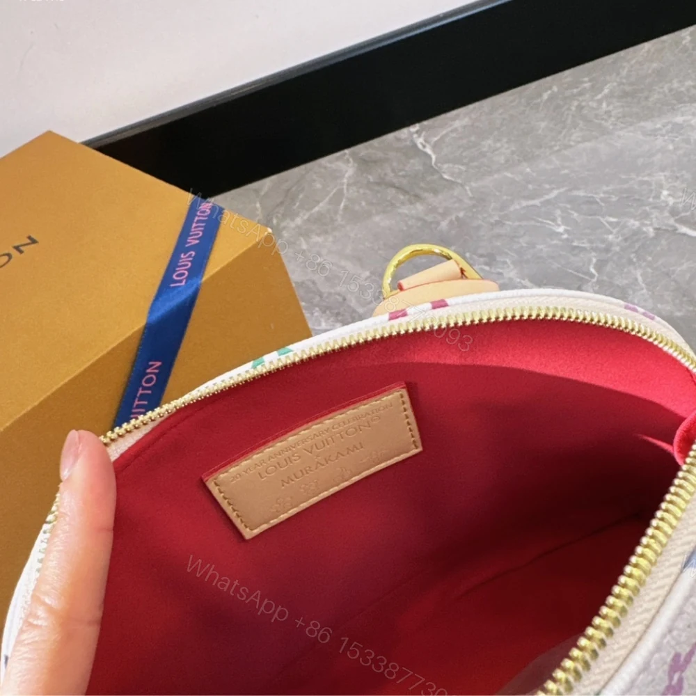 View 6 of Louis Vuitton X Takashi Murakami Alma BB White Multicolor 24Cm