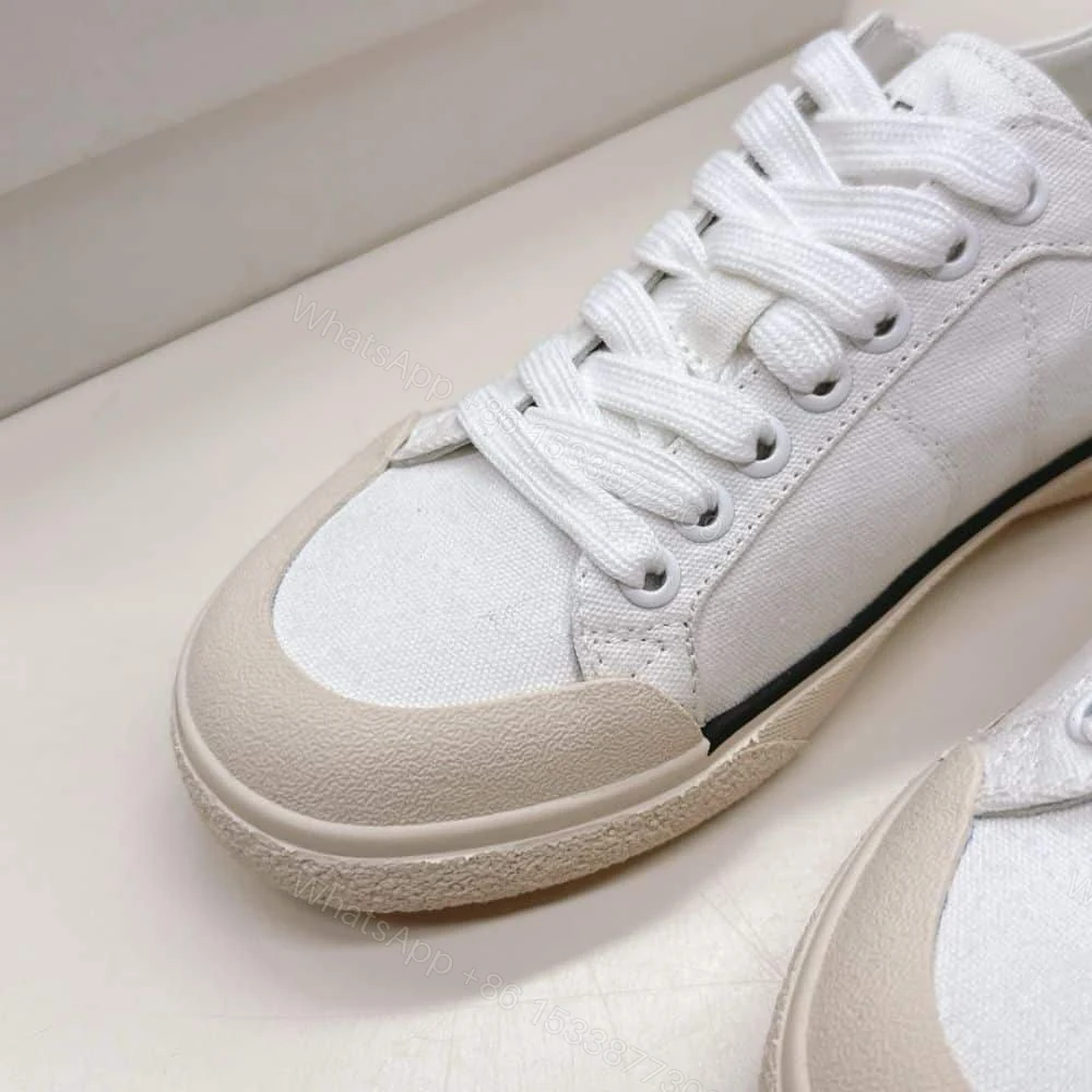 View 5 of CELINE ALAN SNEAKERS WITH TRIOMPHE IN CANVAS OPTIC WHITE 363675148C 01OP