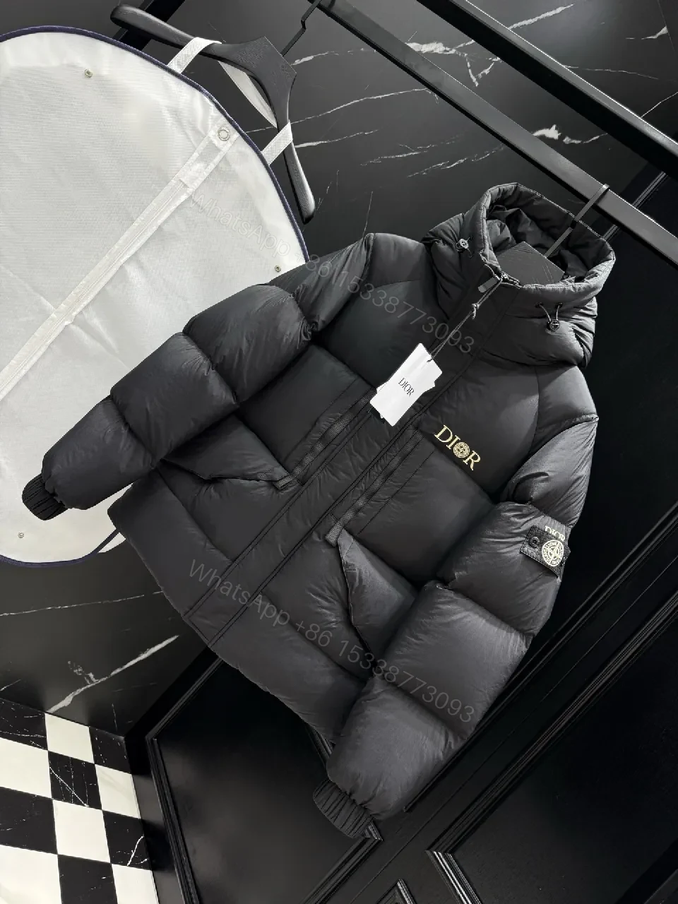 View 5 of Bold Puffer Parka: Luxe City-Warmth, Signature Branding