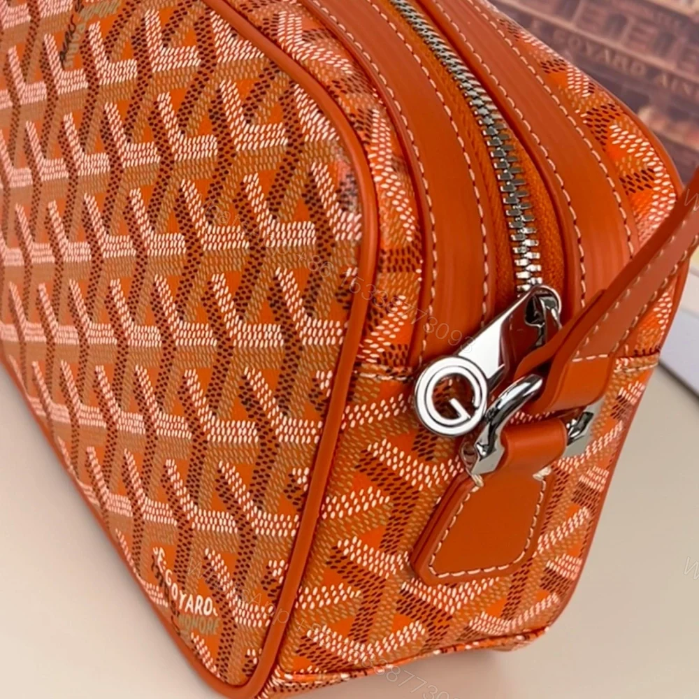 View 9 of 高仿Goyard*CAPVEP11相機郵差包橙色小號免檢版